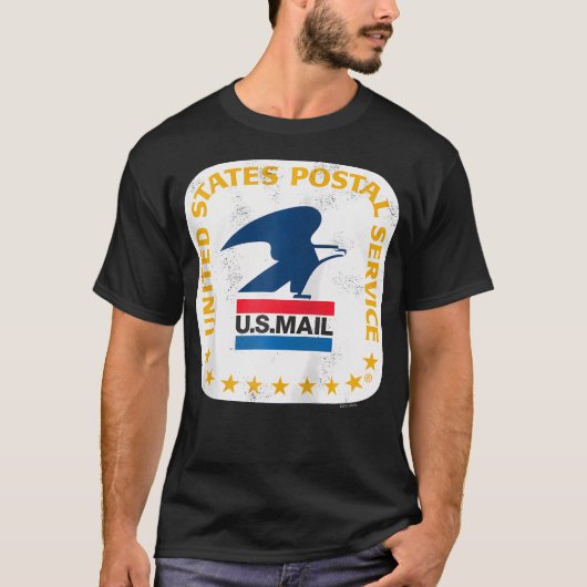 T-shirt Usps - Zip de sceau faible (Devant)