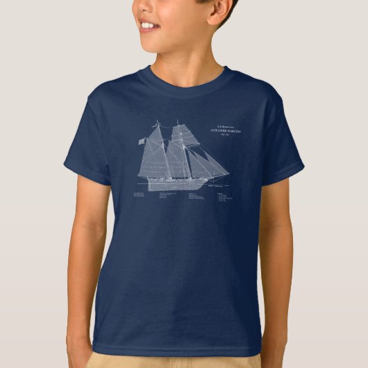 T-shirt USRC Alexander Hamilton - ABD (Devant)