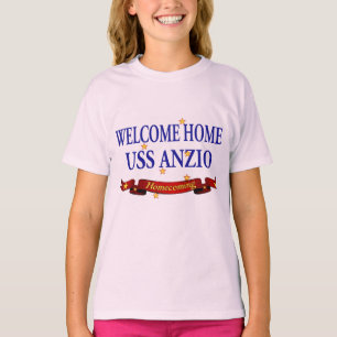 T-shirt USS à la maison bienvenu Anzio