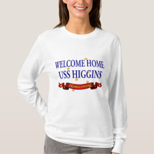 T-shirt USS à la maison bienvenu Higgins