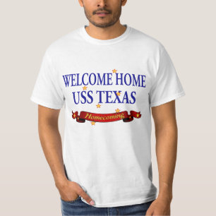 T-shirt USS à la maison bienvenu le Texas