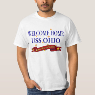 T-shirt USS à la maison bienvenu Ohio