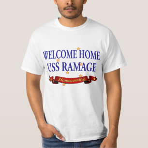 T-shirt USS à la maison bienvenu Ramage