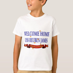 T-shirt USS à la maison bienvenu Reuben James