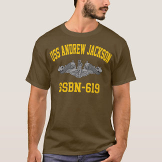 T-shirt USS Andrew Jackson SSBN619 2998