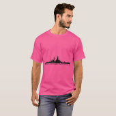 T-shirt USS Arkansas CGN41 graphique en détresse (Devant entier)