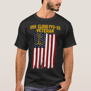 T-shirt USS Elrod FFG55 Frégate Fête des Vétérans Fête des