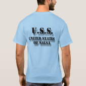 T-shirt USS Etats-Unis de Salsa (Dos)