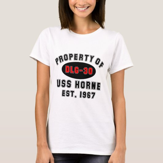 T-shirt USS Horne DLG-30 (Devant)