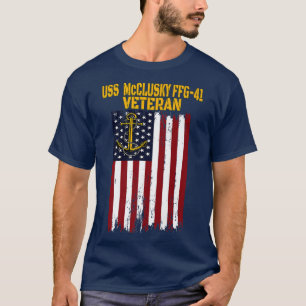 T-shirt USS McClusky FFG41 Frigate Veterans Day - D père