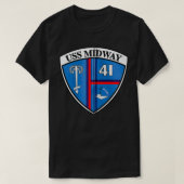 T-shirt USS Midway Zip  (Design devant)