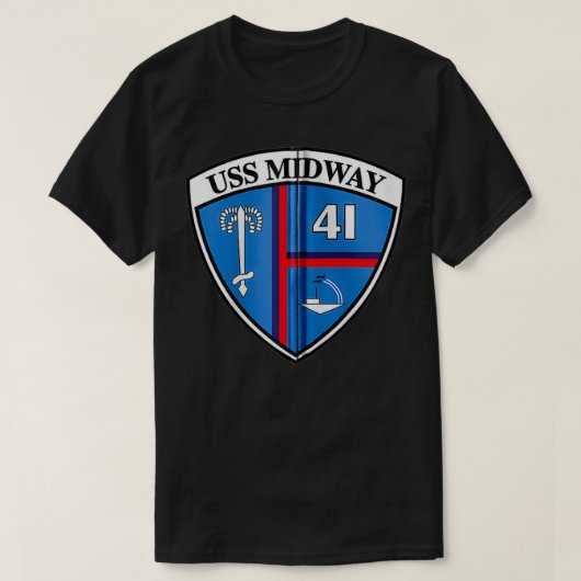 T-shirt USS Midway Zip (Design devant)