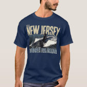 T-SHIRT USS NEW JERSEY (Devant)