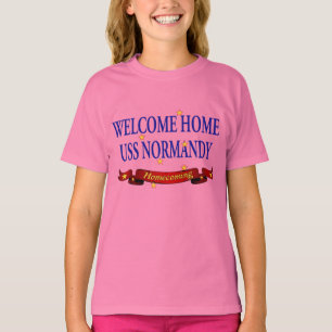 T-shirt USS Normandy à la maison bienvenu