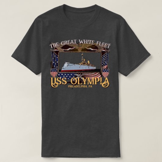 T-SHIRT USS OLYMPIA (Design devant)