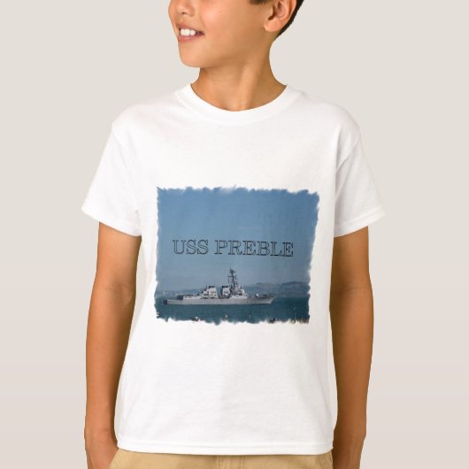 T-shirt USS Preble (Devant)