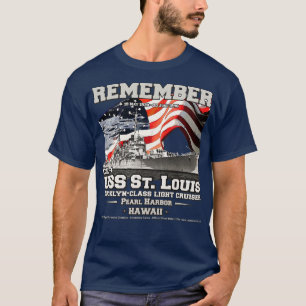 T-shirt USS St Louis CL49 croiseurs légers vétérans de la 