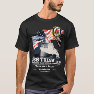 T-shirt USS Tulsa LCS16 Combat littoral indépendant