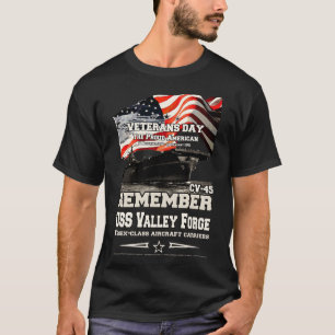 T-shirt USS Valley Forge CV4 porte-avions vétérans