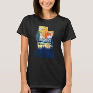 T-shirt Utah Nature et Extérieur Fierté de l'État Montagne