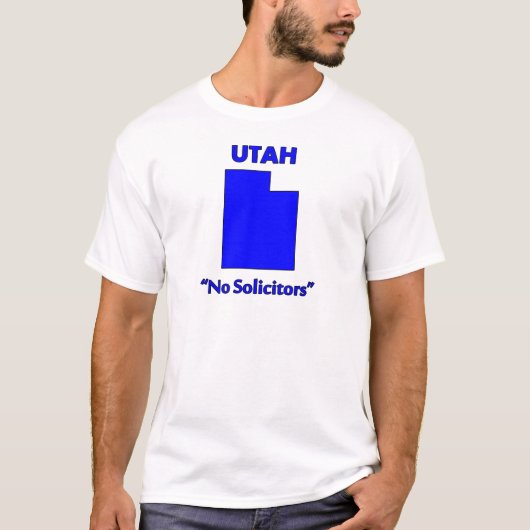 T-shirt Utah - Pas de solliciteurs (Devant)