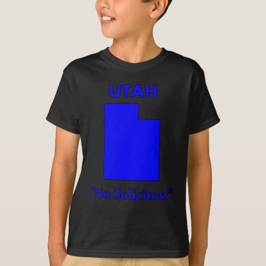 T-shirt Utah - Pas de solliciteurs (Devant)