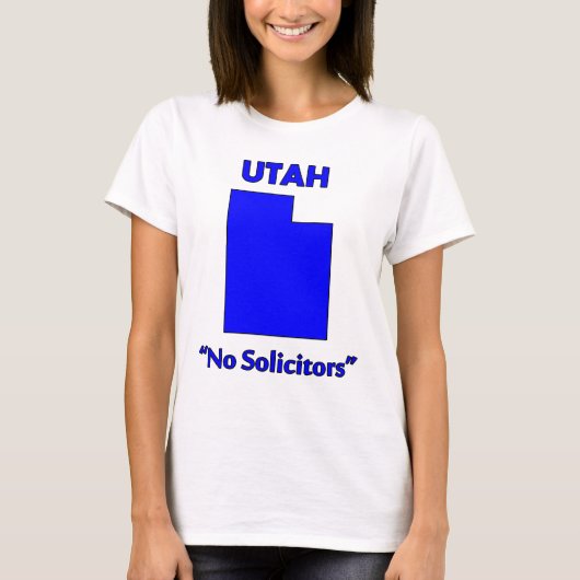 T-shirt Utah - Pas de solliciteurs (Devant)