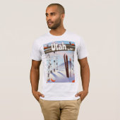 T-shirt Utah pour skier ! (Devant entier)