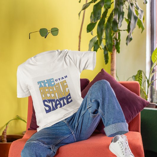 T-shirt Utah State surnom Word Art