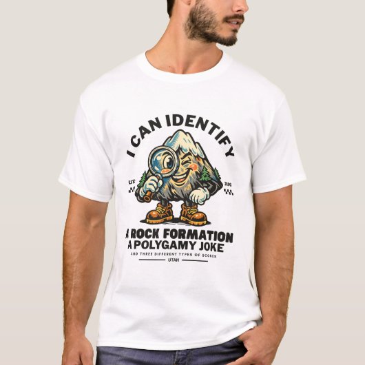T-shirt Utah : une formation rocheuse (Devant)
