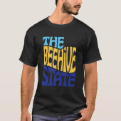 T-shirt Utah Ut Us State Shape Motto (Devant)