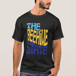 T-shirt Utah Ut Us State Shape Motto