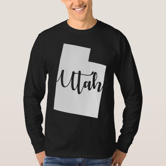T-shirt Utah Utahn UT State Shape (Devant)