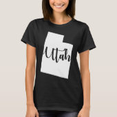 T-shirt Utah Utahn UT State Shape (Devant)