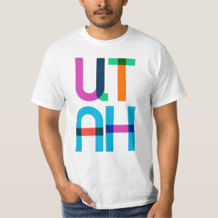 T-shirt Utah Vintage Retro coloré 80s Pop Art