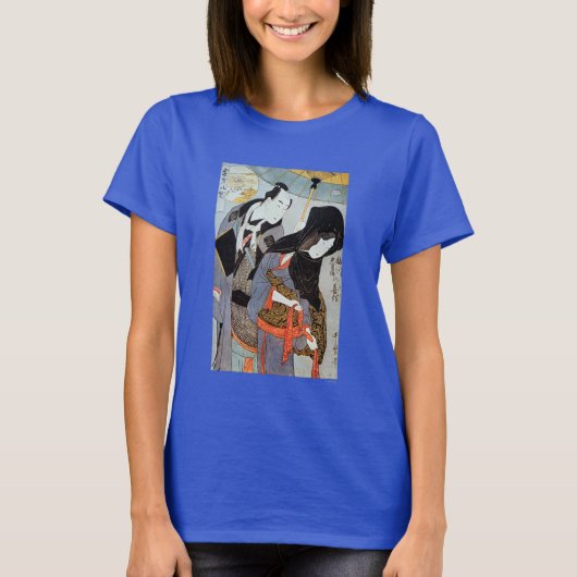 T-shirt Utamaro : Lovers 1797 (Devant)