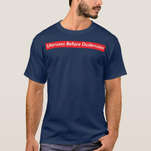 T-shirt Utérus avant Duderse féminisme féministe Galé