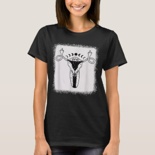 T-shirt Uterus Montre Le Pro Choice Féministe Du Doigt Moy