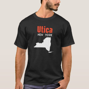 T-shirt Utica New York États-Unis d'Amérique Voyage New Yo