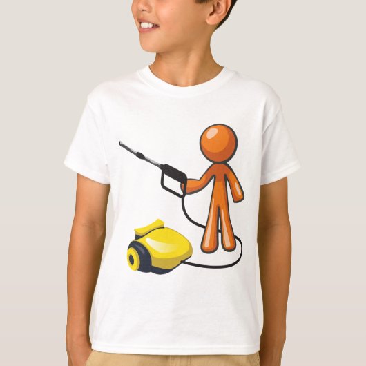 T-shirt Utilisation D'Une Lave-Pression (Devant)