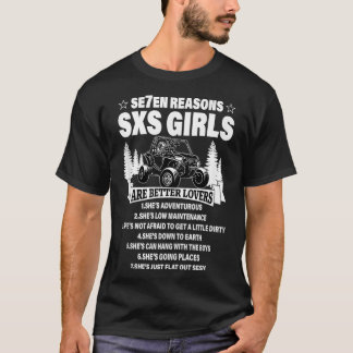T-shirt UTV Sept Raisons Pour Lesquelles Les Filles SXS So