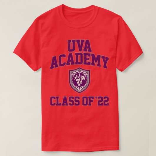 T-shirt Uva Academy Classe de 22 Variant (Design devant)
