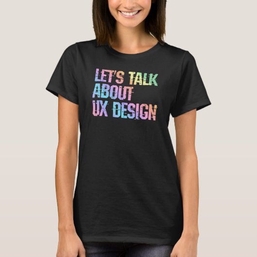 T-shirt Ux Design Humour Ui Designer User Experience Inter (Devant)