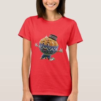 T-shirt Uzbekistan Plov Food Soccer Mascot - Group K