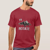 T-shirt V1 Rotate - Amateurs d'avion - Présentation du pil (Devant)