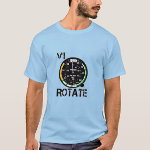 T-shirt V1 Rotate - Amateurs d'avion - Présentation du pil