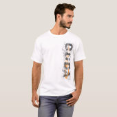 T-shirt v2 orange de Cuda Vert (Devant entier)