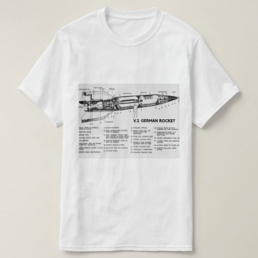 T-shirt V2 Rocket (Design devant)