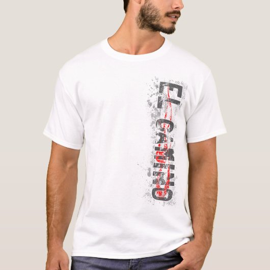 T-shirt v2 rouge d'EL Camino Vert (Devant)