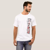 T-shirt v2 rouge d'EL Camino Vert (Devant entier)